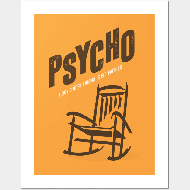 Psycho - Alternative Movie Poster Wall Art by MoviePosterBoy